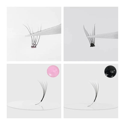 GLAMLASH 0.3-2 Sec Dry Eyelash Extension Glue Individual False Lashes Black Adhesive Kit for Professional Use upscaleclicks