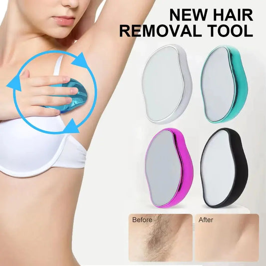 Hair Removal Physical Epilators Crystal Hair Eraser Safe Easy Cleaning Reusable Body Smooth Beauty Depilation Tools upscaleclicks