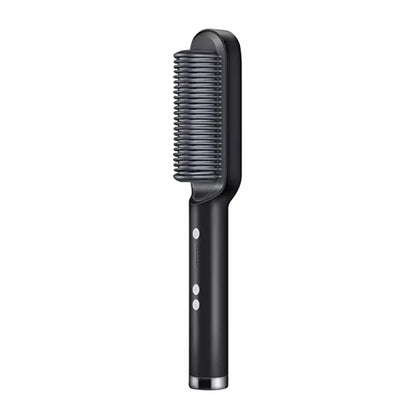 Hair Straightener Ceramic Hot Comb 2 in 1 Electric Straighten Hair Brush Negative Ion Fast Heating Styling Tool ﻿