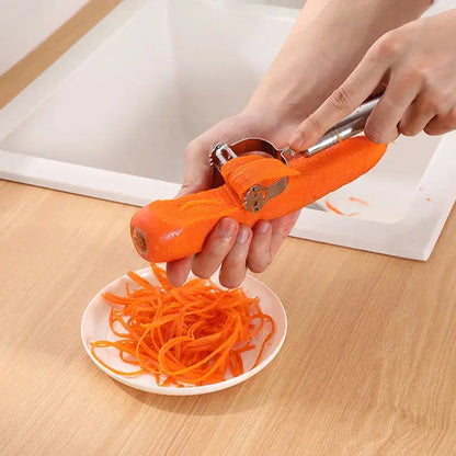High Quality Stainless Steel Potato Cucumber Carrot Grater Julienne Peeler Vegetables Fruit Peeler Vegetable Slicer upscaleclicks