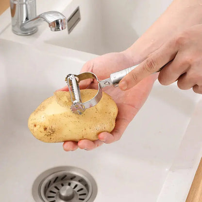 High Quality Stainless Steel Potato Cucumber Carrot Grater Julienne Peeler Vegetables Fruit Peeler Vegetable Slicer upscaleclicks