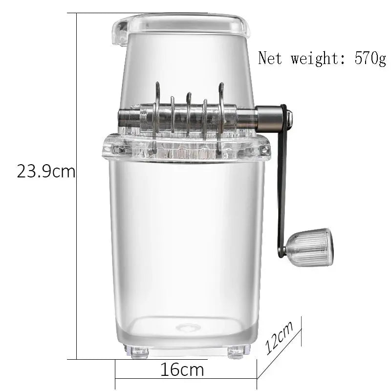 Home Manual Ice Crusher Multi-function Hand Shaved Ice Machine Ice Chopper Kitchen Bar Ice Blenders Tools upscaleclicks