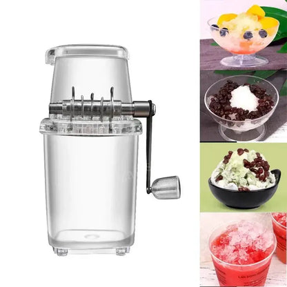 Home Manual Ice Crusher Multi-function Hand Shaved Ice Machine Ice Chopper Kitchen Bar Ice Blenders Tools upscaleclicks