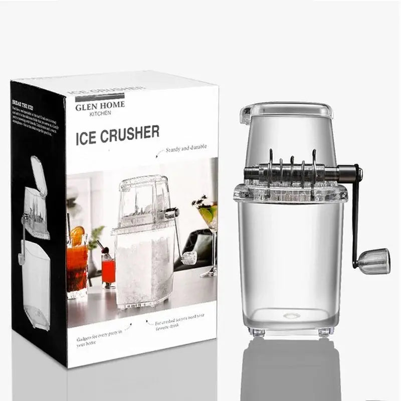 Home Manual Ice Crusher Multi-function Hand Shaved Ice Machine Ice Chopper Kitchen Bar Ice Blenders Tools upscaleclicks