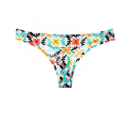 Ice Silk Leopard Women Panties Sexy G String Thong Seamless Underwear T Back Candy Color Girls Briefs Underpants Plus Size M-XXL upscaleclicks