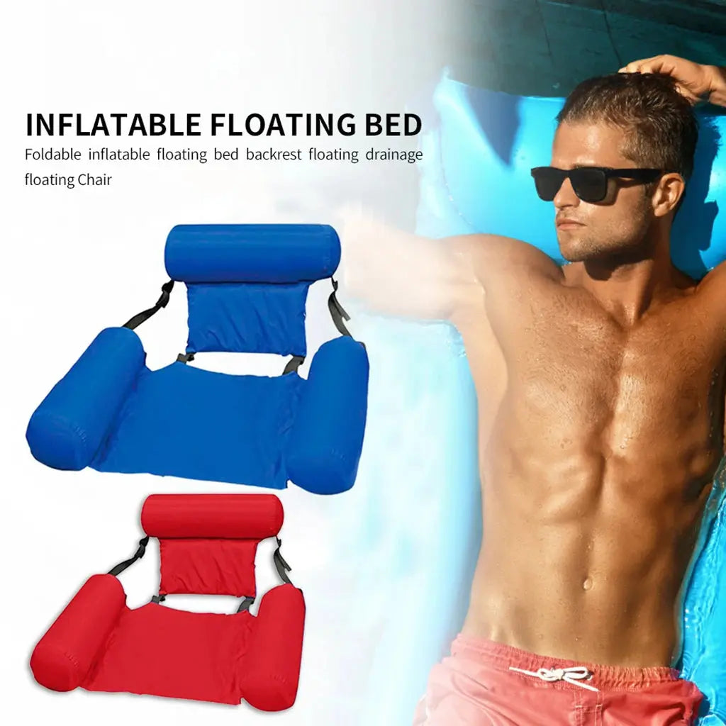 Inflatable Mattresses Water Swimming Pool Accessories Hammock Lounge Chairs Pool Float Water Sports Toys Float Mat Pool Toys upscaleclicks
