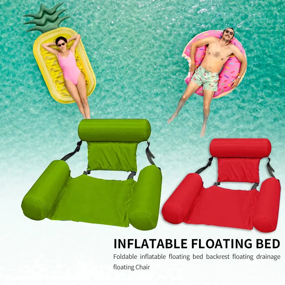 Inflatable Mattresses Water Swimming Pool Accessories Hammock Lounge Chairs Pool Float Water Sports Toys Float Mat Pool Toys upscaleclicks