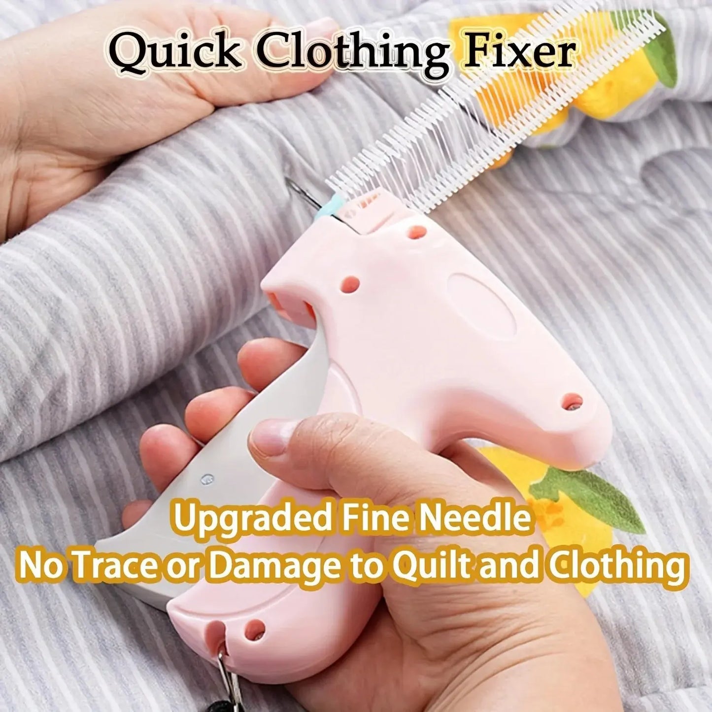 Instant Fix Micro Stitch Gun Portable Clothing Repair Tool for Quick Hemming Quilt Durable Sewing Gun For DIY Crafters Beginner upscaleclicks