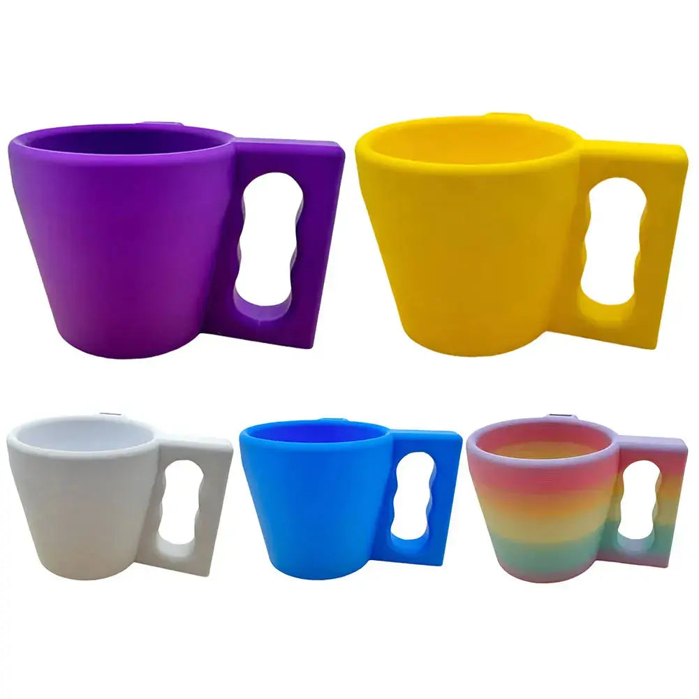 Insulated Cup Holder Reusable Ice Cream Sleeve Plastic with Handle Spoon Holder for Ice Cream Yogurt Frozen Desserts upscaleclicks