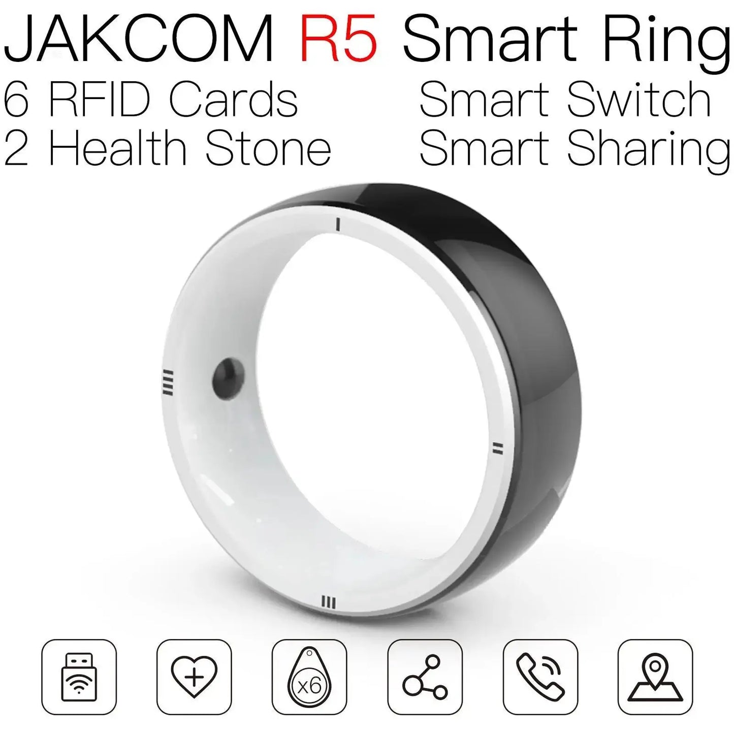 JAKCOM R5 Smart Ring Best gift with hw28 smartwatch 7 gps consumer electronics store official global version nfc upscaleclicks