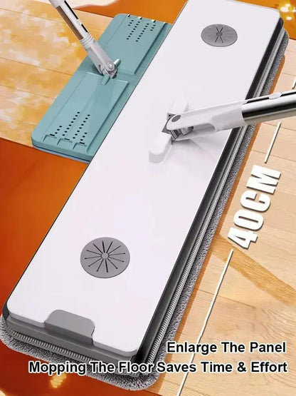 Joybos Mop with Bucket and Squeeze,Hand Free Flat Floor Mop and Bucket Multifunction Microfiber Mops Floor Home Cleaning Tools upscaleclicks