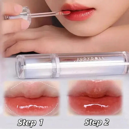 Judydoll Lip Glaze Mirror Shine Watery Lipstick Non-Stick Cup Long Lasting Moisturising Lip Tint Waterproof Makeup Cosmetics upscaleclicks
