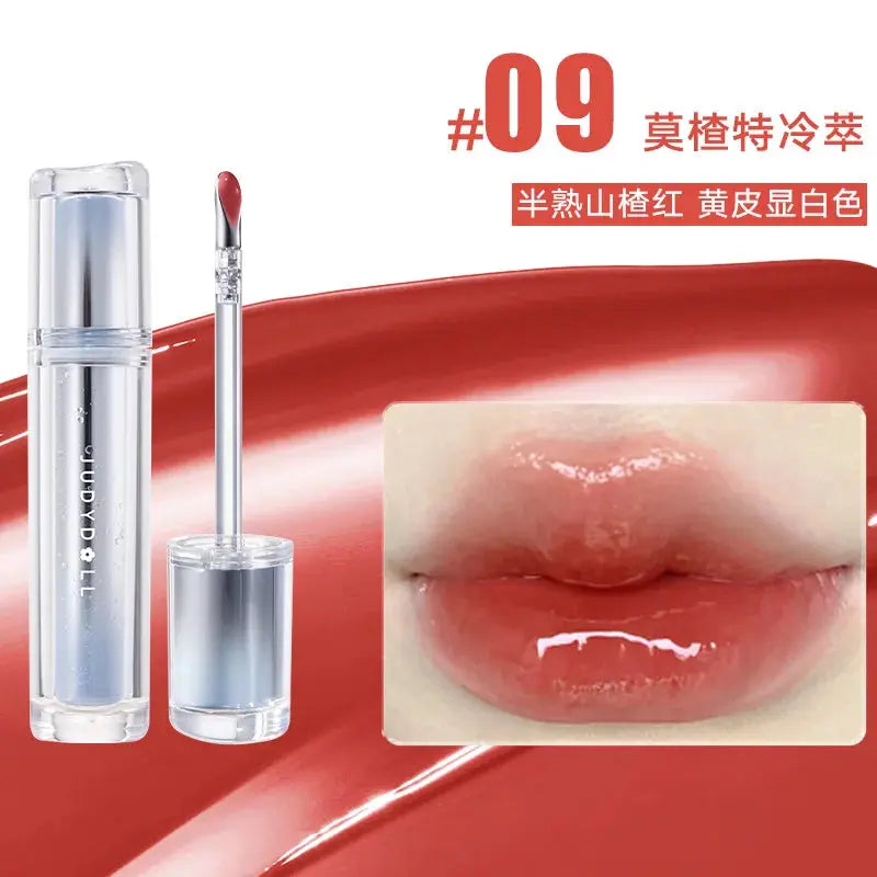 Judydoll Lip Glaze Mirror Shine Watery Lipstick Non-Stick Cup Long Lasting Moisturising Lip Tint Waterproof Makeup Cosmetics upscaleclicks