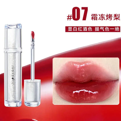Judydoll Lip Glaze Mirror Shine Watery Lipstick Non-Stick Cup Long Lasting Moisturising Lip Tint Waterproof Makeup Cosmetics upscaleclicks