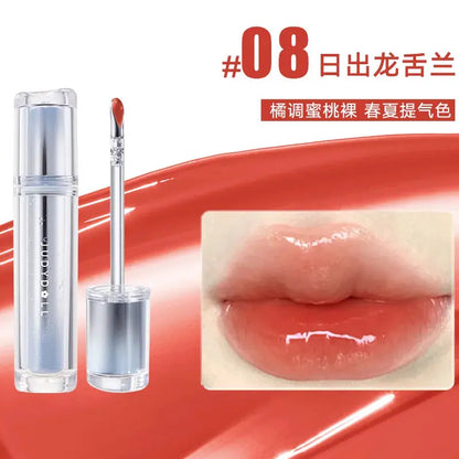 Judydoll Lip Glaze Mirror Shine Watery Lipstick Non-Stick Cup Long Lasting Moisturising Lip Tint Waterproof Makeup Cosmetics upscaleclicks