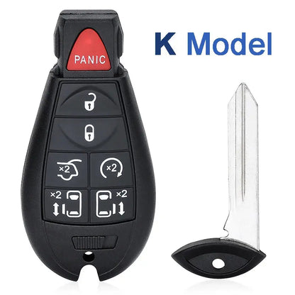 KEYECU 433MHz ID46 Chip M3N5WY783X / IYZ-C01C Replacement Remote Key Fobik Fob for Chrysler Jeep Dodge Ram Trunk 2008-2014 upscaleclicks
