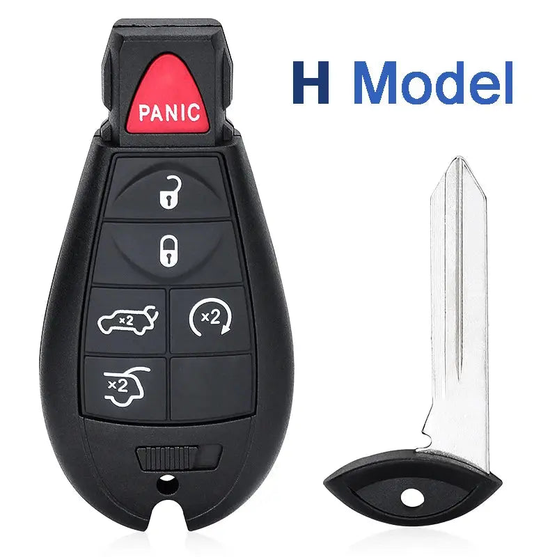 KEYECU 433MHz ID46 Chip M3N5WY783X / IYZ-C01C Replacement Remote Key Fobik Fob for Chrysler Jeep Dodge Ram Trunk 2008-2014 upscaleclicks