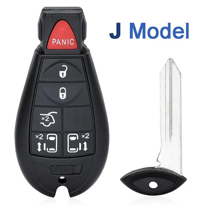 KEYECU 433MHz ID46 Chip M3N5WY783X / IYZ-C01C Replacement Remote Key Fobik Fob for Chrysler Jeep Dodge Ram Trunk 2008-2014 upscaleclicks