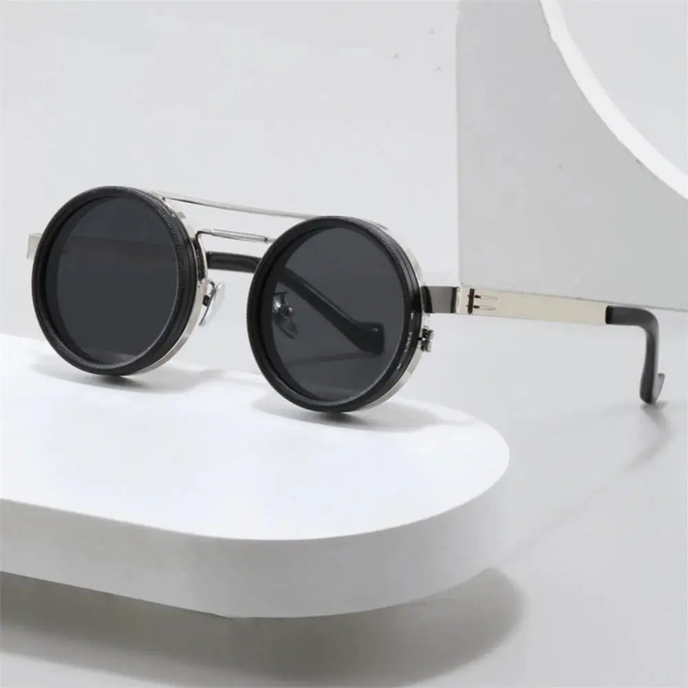 KLASSNUM Adjustable Sunglasses Men Nd Filter Glasses ND9 Speed Dimming Sun Glasses Round Polarized Fishing Driving Eyewear 2025 upscaleclicks