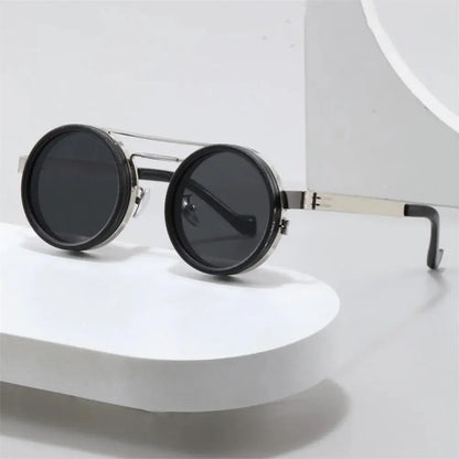 KLASSNUM Adjustable Sunglasses Men Nd Filter Glasses ND9 Speed Dimming Sun Glasses Round Polarized Fishing Driving Eyewear 2025 upscaleclicks