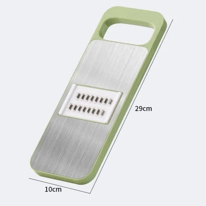 Kitchen 5 in 1 Stainless Steel Multifunctional Safe Manual Vegetable Slicer Cutter Potato Shredders Garlic Carrot Grater Chopper upscaleclicks