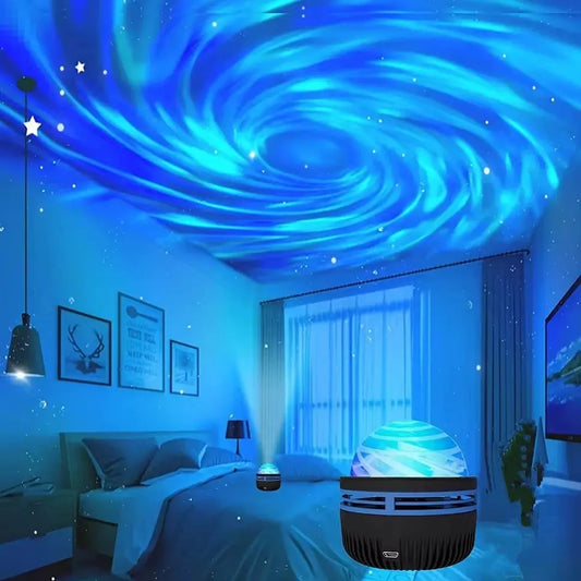 LED Galaxy Projector Light Colorful Galaxy Sky Projector Bedroom Night Light Kids Room Decoration Christmas Party Decoration upscaleclicks