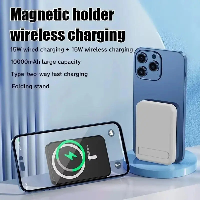 Large Capacity Power Bank 20000mAh Portable Charger 120W Fast Charging Wireless PowerBank for IPhone Huawei Samsung Xiaomi upscaleclicks