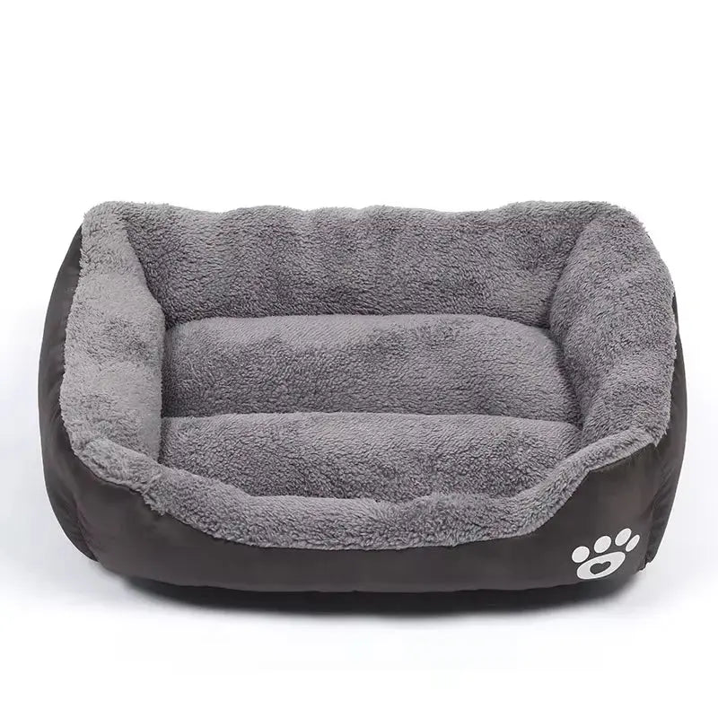 Large Square Nest L-3XL Pet Large Dog Bed for Medium Dogs Soft Fleece Nest Big Dog Sofa Bed Winter Warm Cat House for Pet