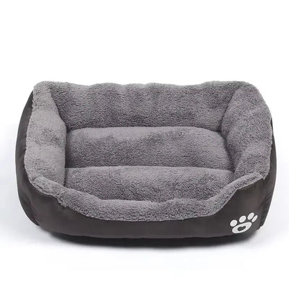 Large Square Nest L-3XL Pet Large Dog Bed for Medium Dogs Soft Fleece Nest Big Dog Sofa Bed Winter Warm Cat House for Pet