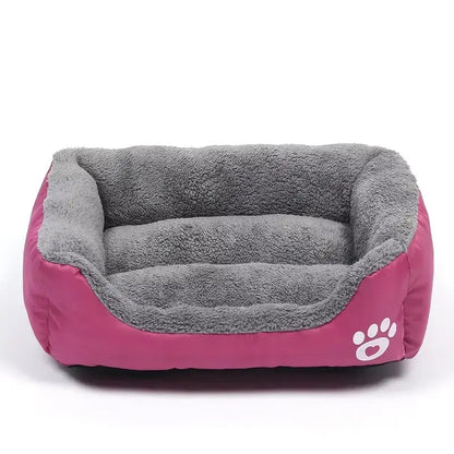 Large Square Nest L-3XL Pet Large Dog Bed for Medium Dogs Soft Fleece Nest Big Dog Sofa Bed Winter Warm Cat House for Pet