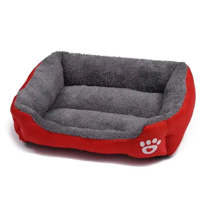 Large Square Nest L-3XL Pet Large Dog Bed for Medium Dogs Soft Fleece Nest Big Dog Sofa Bed Winter Warm Cat House for Pet