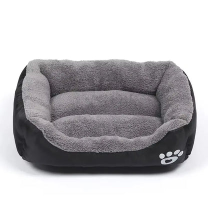 Large Square Nest L-3XL Pet Large Dog Bed for Medium Dogs Soft Fleece Nest Big Dog Sofa Bed Winter Warm Cat House for Pet
