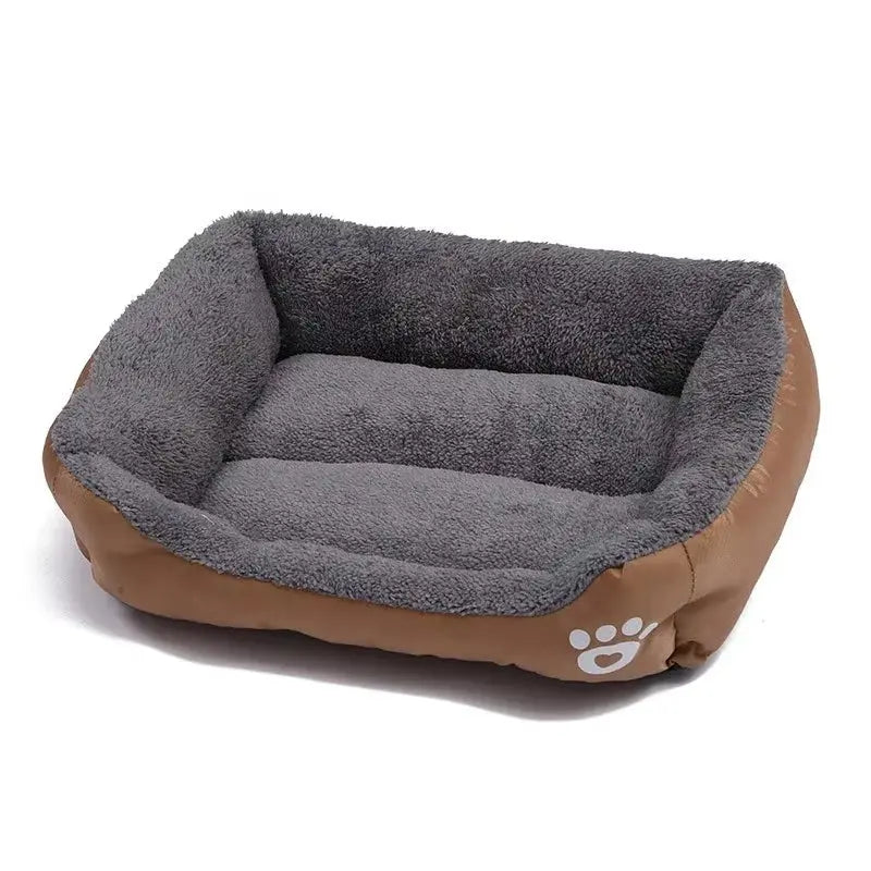Large Square Nest L-3XL Pet Large Dog Bed for Medium Dogs Soft Fleece Nest Big Dog Sofa Bed Winter Warm Cat House for Pet