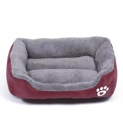 Large Square Nest L-3XL Pet Large Dog Bed for Medium Dogs Soft Fleece Nest Big Dog Sofa Bed Winter Warm Cat House for Pet