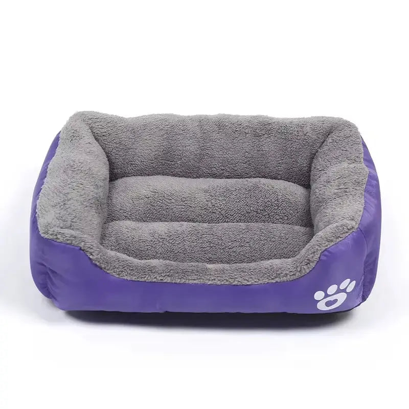Large Square Nest L-3XL Pet Large Dog Bed for Medium Dogs Soft Fleece Nest Big Dog Sofa Bed Winter Warm Cat House for Pet