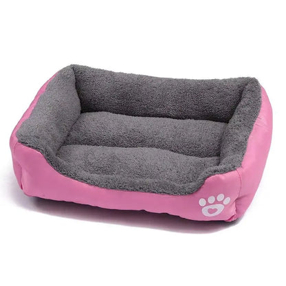 Large Square Nest L-3XL Pet Large Dog Bed for Medium Dogs Soft Fleece Nest Big Dog Sofa Bed Winter Warm Cat House for Pet