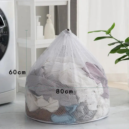 Large Washing Laundry Bag Mesh Organizer Net Dirty Bra Socks Underwear Shoe Storag Wash Machine Cover Clothes upscaleclicks