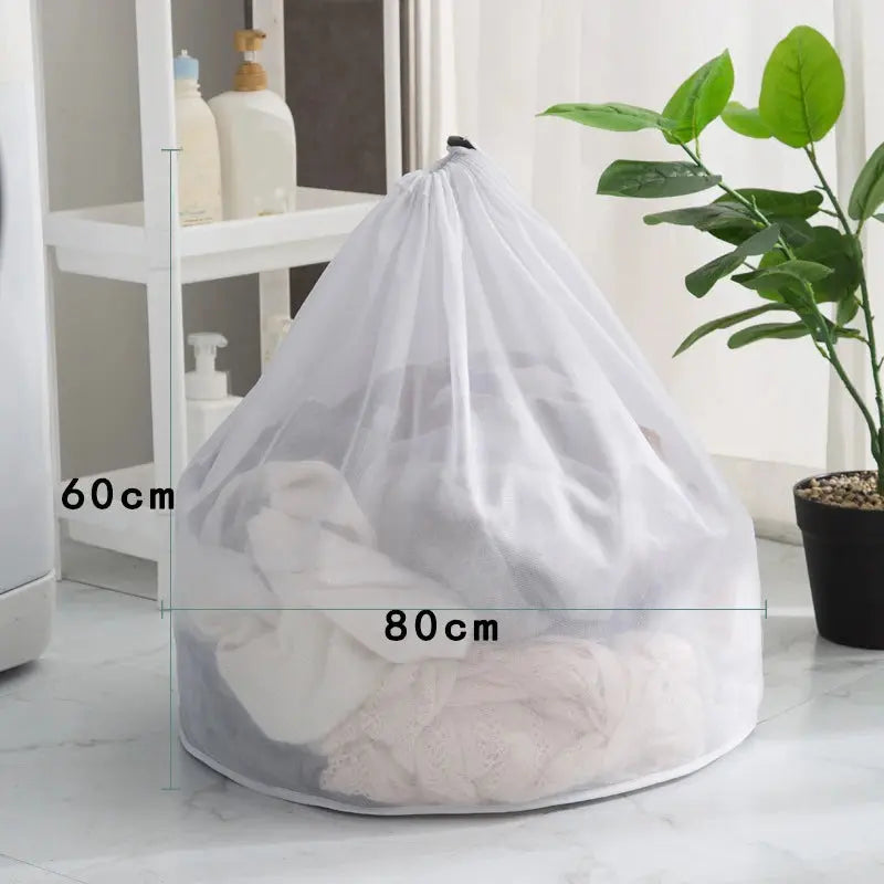 Large Washing Laundry Bag Mesh Organizer Net Dirty Bra Socks Underwear Shoe Storag Wash Machine Cover Clothes upscaleclicks