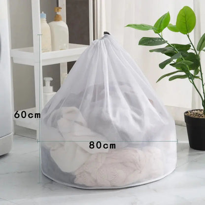 Large Washing Laundry Bag Mesh Organizer Net Dirty Bra Socks Underwear Shoe Storag Wash Machine Cover Clothes upscaleclicks