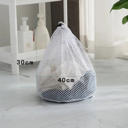 Large Washing Laundry Bag Mesh Organizer Net Dirty Bra Socks Underwear Shoe Storag Wash Machine Cover Clothes upscaleclicks