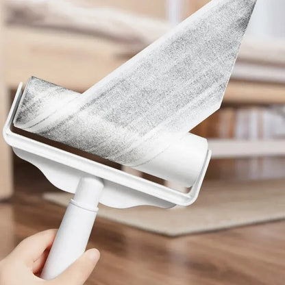 Long Handle Lint Roller Brush Pet Hair Remover Roller Retractable Dust Hair Roller Stick Tearable Clothes Bed Hair Removal Brush upscaleclicks