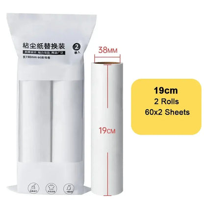 Long Handle Lint Roller Brush Pet Hair Remover Roller Retractable Dust Hair Roller Stick Tearable Clothes Bed Hair Removal Brush upscaleclicks