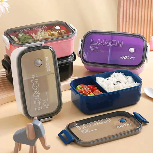 Lunch Box Preservation Box Microwave Heat-resistant Plastic Food Fruit Storage and Sealing Lunch Boxes for Children Adultkitchen upscaleclicks