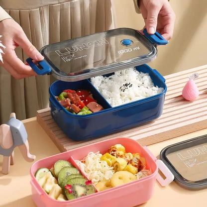 Lunch Box Preservation Box Microwave Heat-resistant Plastic Food Fruit Storage and Sealing Lunch Boxes for Children Adultkitchen upscaleclicks