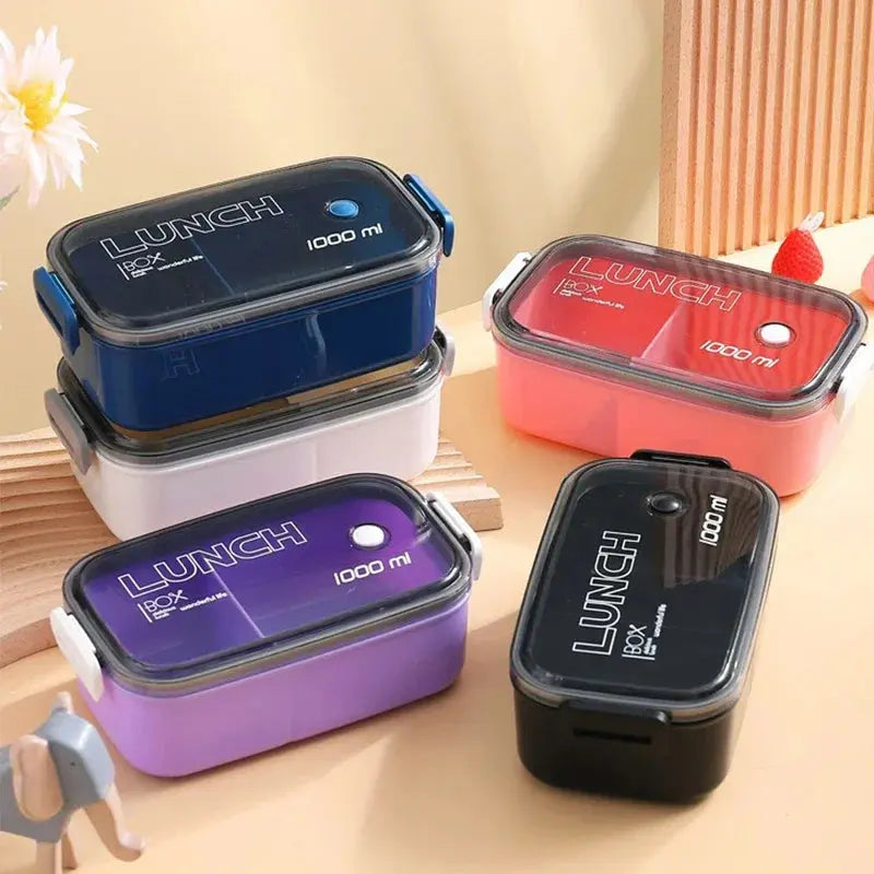 Lunch Box Preservation Box Microwave Heat-resistant Plastic Food Fruit Storage and Sealing Lunch Boxes for Children Adultkitchen upscaleclicks