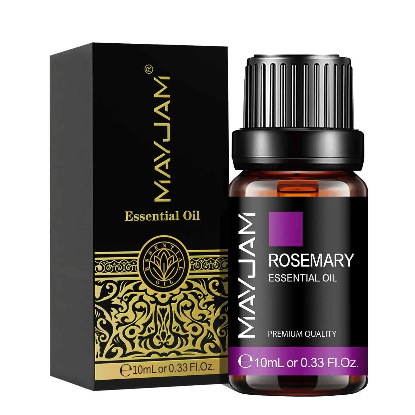 MAYJAM 10ML Essential Oil Lavender Jasmine Eucalyptus Vanilla Sandalwood Bergamot Rosemary Citronella Cinnamon Fragrance Oil upscaleclicks