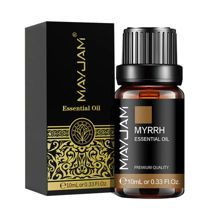 MAYJAM 10ML Essential Oil Lavender Jasmine Eucalyptus Vanilla Sandalwood Bergamot Rosemary Citronella Cinnamon Fragrance Oil upscaleclicks