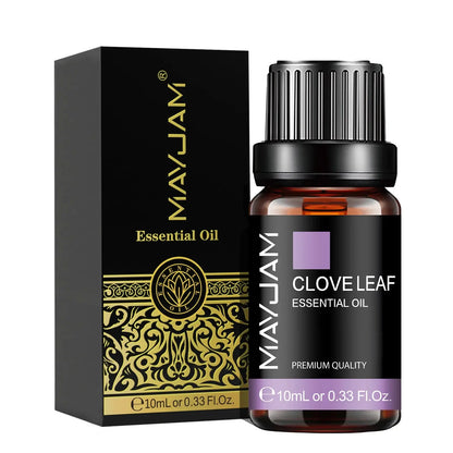 MAYJAM 10ML Essential Oil Lavender Jasmine Eucalyptus Vanilla Sandalwood Bergamot Rosemary Citronella Cinnamon Fragrance Oil upscaleclicks