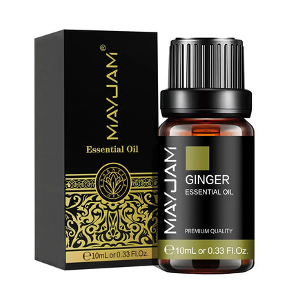MAYJAM 10ML Essential Oil Lavender Jasmine Eucalyptus Vanilla Sandalwood Bergamot Rosemary Citronella Cinnamon Fragrance Oil upscaleclicks