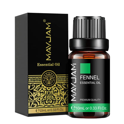 MAYJAM 10ML Essential Oil Lavender Jasmine Eucalyptus Vanilla Sandalwood Bergamot Rosemary Citronella Cinnamon Fragrance Oil upscaleclicks